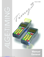 ALGE-Timing Timy 3 Manual