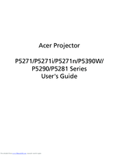Acer P5271n Series User Manual