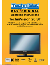 TechniSat TechniVision 26 ST Operating Instructions Manual