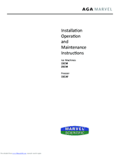 AGA marvel 25CM Installation, Operation And Maintenance Instructions