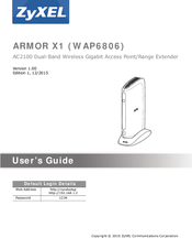 ZyXEL Communications ARMOR X1 User Manual