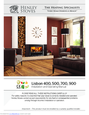 Henley Stove Eden 5kW Installation And Operating Manual
