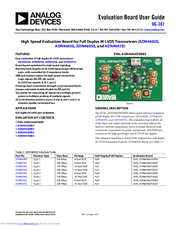 Analog Devices EVAL-ADN469xEFDEBZ User Manual