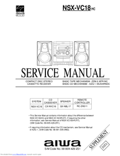 Aiwa NSX-VC18 Service Manual