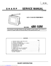 Sharp 4M-IOM Service Manual