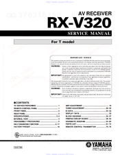 Yamaha RX-V320 Service Manual