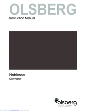 Olsberg Noblesse Instruction Manual