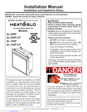 Heat & Glo SL-750F-LP Installation Manual