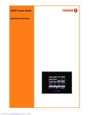 Osram EASY Operating Instructions Manual