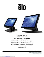 Elo Touch Solutions X Series User Manual