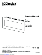 Dimplex DWF3651 Service Manual