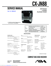 Sony CX-JN88 Service Manual