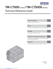 Epson TM-C7500 Series Technical Reference Manual