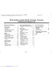 Buick Acadia Denali Manual