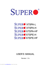 Super X7SPA-HF User Manual