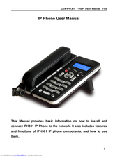 Excelltel CDX-IPH301 User Manual
