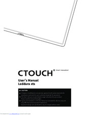 Ctouch Leddura xts User Manual