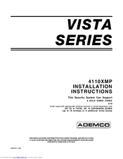 ADEMCO 4110XMP Installation Instructions Manual