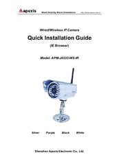 Apexis APM-J0233-WS-IR Quick Installation Manual