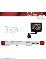 Rosen 6500 Technical Manual