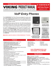 Viking Electronics E-10-IP-EWP Product Manual