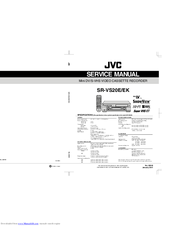 JVC SR-VS20E Service Manual