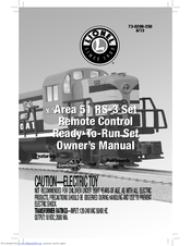 Lionel Area 51 RS-3 Owner's Manual
