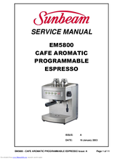 Sunbeam EM5800 Service Manual