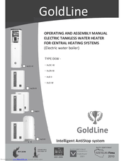 Goldline AsD-W Operating And Assembly Manual