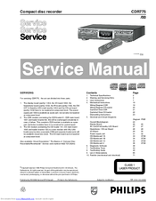 Bedienungsanleitung-Operating Instructions for Philips CDR 775,CDR 777 