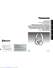 Panasonic RP-BTD5 Owner's Manual
