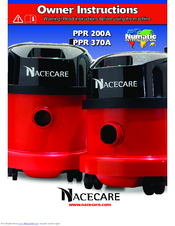 Nacecare PPR 200A Owner's Instructions Manual