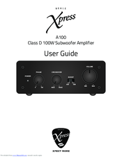 Xpress A100 User Manual