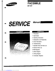 Samsung SF11OT Servise Manual