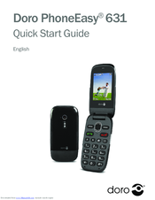 Doro PhoneEasy 631 Quick Start Manual