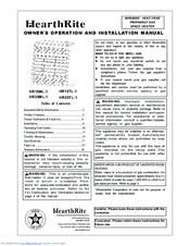 Hearthrite HR25TL-1 Manuals | ManualsLib