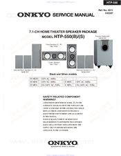 Onkyo HTP-550C Service Manual