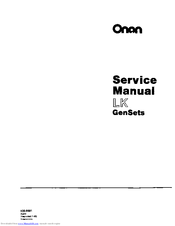 Onan Genset LK Series Service Manual