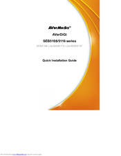 Avermedia AVerDiGi SEB5116 Series Quick Installation Manual