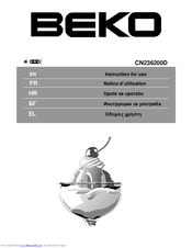 Beko CN236200D Instructions For Use Manual