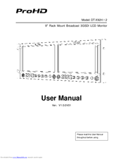 ProHD DT-X92Hx2 User Manual