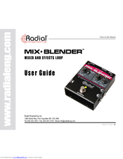 Radial Engineering MIX-BLENDER User Manual