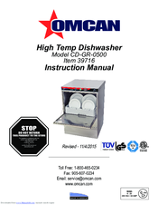 Omcan 39716 Instruction Manual