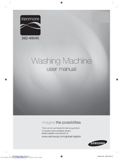 Kenmore WF218 Series User Manual