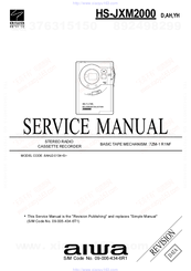 Aiwa HS-JXM2000YH Service Manual