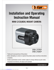 Eyeris ERB-L755N Installation And Operating Instruction Manual