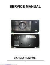 Barco RLM W6 Service Manual