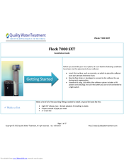 Fleck 7000SXT Installation Manual