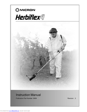 Micron Herbiflex4 Instruction Manual