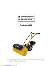 Texas Pro Sweep 680 Operation Manual